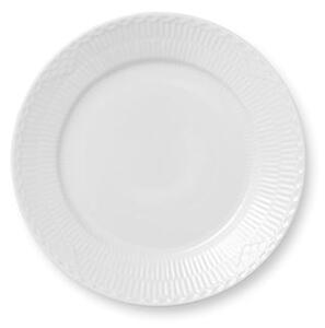 Royal Copenhagen White Fluted Half Lace plate Ø 22 cm