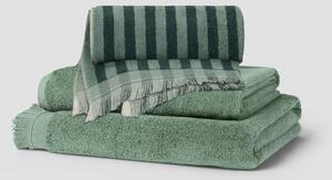 Pine & Moss Green Cotton Towel Duo | Hand Towel x Hand Towel | Piglet in Bed