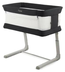 Oyster Wiggle Crib Co-Sleeper - Carbonite