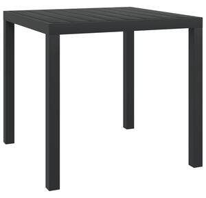 Darwen Aluminium Garden Dining Table Small In Black