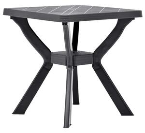 Turlock Square Plastic Bistro Table In Anthracite