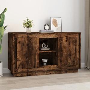Lavelo Wooden Sideboard With 2 Doors In Smoked Oak