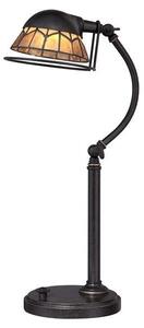 QZ/WHITNEY/TL Whitney Bronze LED Table Lamp with Shade