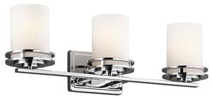 KL/HENDRIK3 BATH Hendrik 3 Light Bathroom Wall Light In Polished Chrome