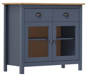 Kendal Wooden Sideboard With 2 Doors In Grey And Brown