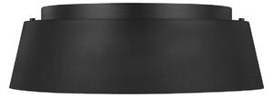 FE-ASHER-3F-MB Asher 3 Light Flush Ceiling Light In Midnight Black