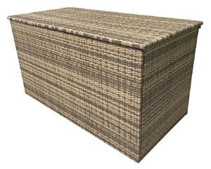 Clisson Small Rattan Outdoor Storage Box In Brown