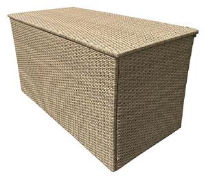 Savvy Rattan Outdoor Storage Box In Natural