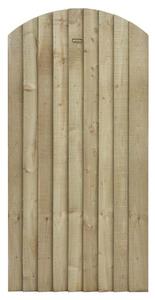 Fryeburg Wooden Garden Arch Top Gate In Sawn