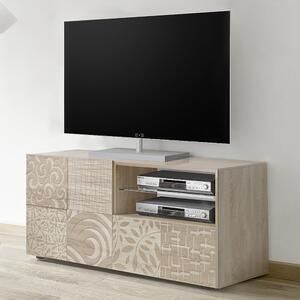 Ardent Wooden TV Stand With 1 Door 1 Drawer In Sonoma Oak
