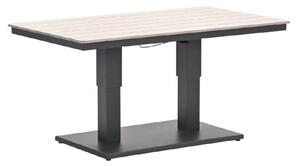Chandler Wooden Garden Coffee To Dining Table In Light Brown