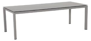Draper Large Stone Rectangular Garden Dining Table In Sand