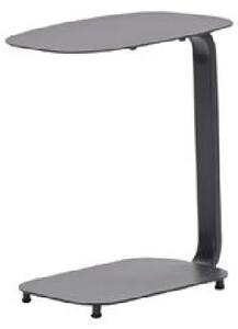 Langley Aluminium Garden Laptop Table Dark Grey And Black