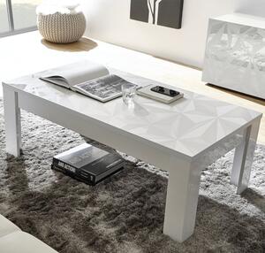 Arlon High Gloss Rectangular Coffee Table In White