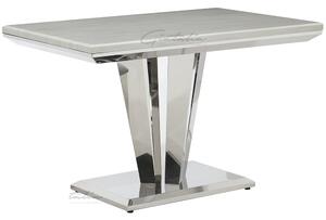 Richmond Marble Rectangular Dining Table In White