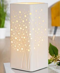 Allegan Porcelain Table Lamp In White