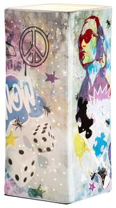 Allston Large Porcelain Table Lamp In Multicolored