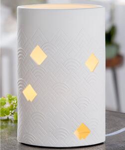 Allston Tall Porcelain Table Lamp In White