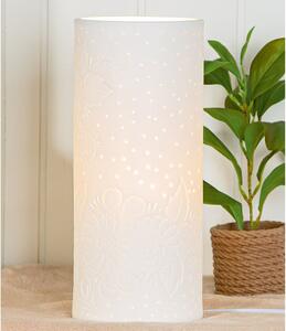 Allegan Large Porcelain Table Lamp In White