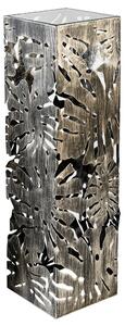 Burleson Large Glass Metal Decorative Pillar In Bronze