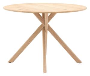Katonah Wooden Round Dining Table In Natural