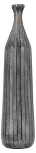 Exeter Large Aluminium Bottle Vase In Antique Grey