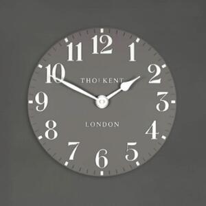 Chantilly Medium Metal Mantel Clock In Dolphine