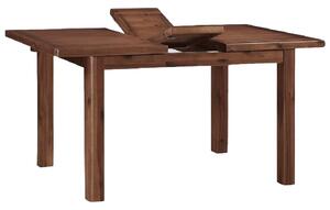 Areli Small Wooden Extending Dining Table In Dark Brown
