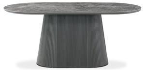 Bedford Sintered Stone Dining Table In Grey