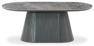 Bedford Sintered Stone Coffee Table In Grey