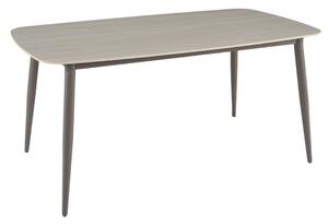 Solomona Ceramic Rectangular Dining Table In Matt Latte