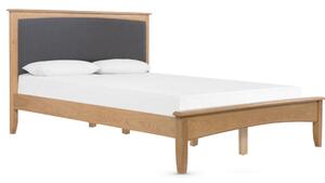 Kamiah Wooden Double Bed In Oak