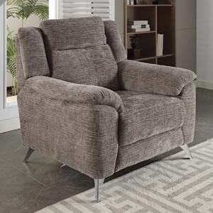 Mankato Fabric 1 Seater Sofa In Stone