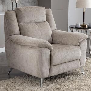 Mankato Fabric 1 Seater Sofa In Fossil