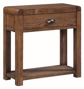 Ontario Wooden Console Table With 1 Drawer In Dark Oak