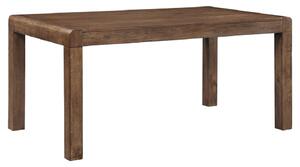 Ontario Large Wooden Rectangular Dining Table In Dark Oak