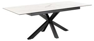 Hyeres Small Ceramic Extending Dining Table In White Akranes