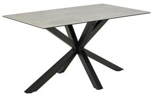Hyeres Small Ceramic Dining Table In Grey Anista