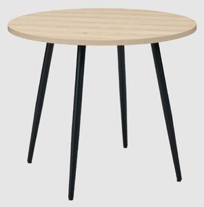 Hobart Wooden Round Dining Table In Oak