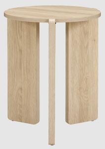 Halifax Wooden Round Side Table In Oak