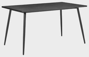 Hobart Small Wooden Dining Table In Black