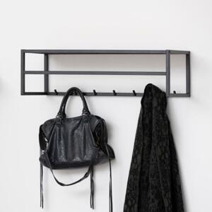 Salvo Wooden Clothes Rack In Ash Black