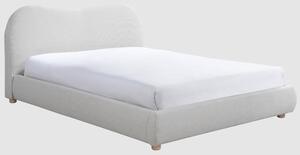 Wayne Fabric King Size Bed In Natural Weave