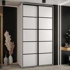 Canon Wooden Wardrobe With 2 Sliding Doors In White