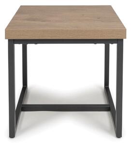 Beloit Wooden Square End Table In Rustic Oak