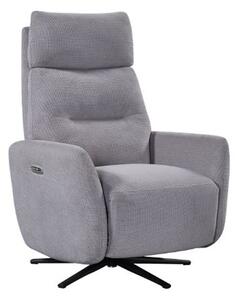 Seneca Fabric Electric Recliner Chair In Pewter