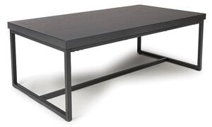 Beloit Wooden Rectangular Coffee Table In Ash Black