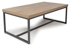 Beloit Wooden Rectangular Coffee Table In Rustic Oak