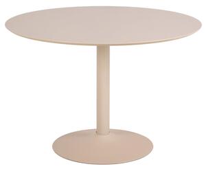 Ionia Wooden Round Dining Table In Beige