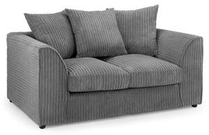 Hyeres Fabric 2 Seater Sofa In Grey